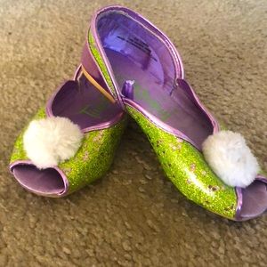 Tinker bell costume shoes